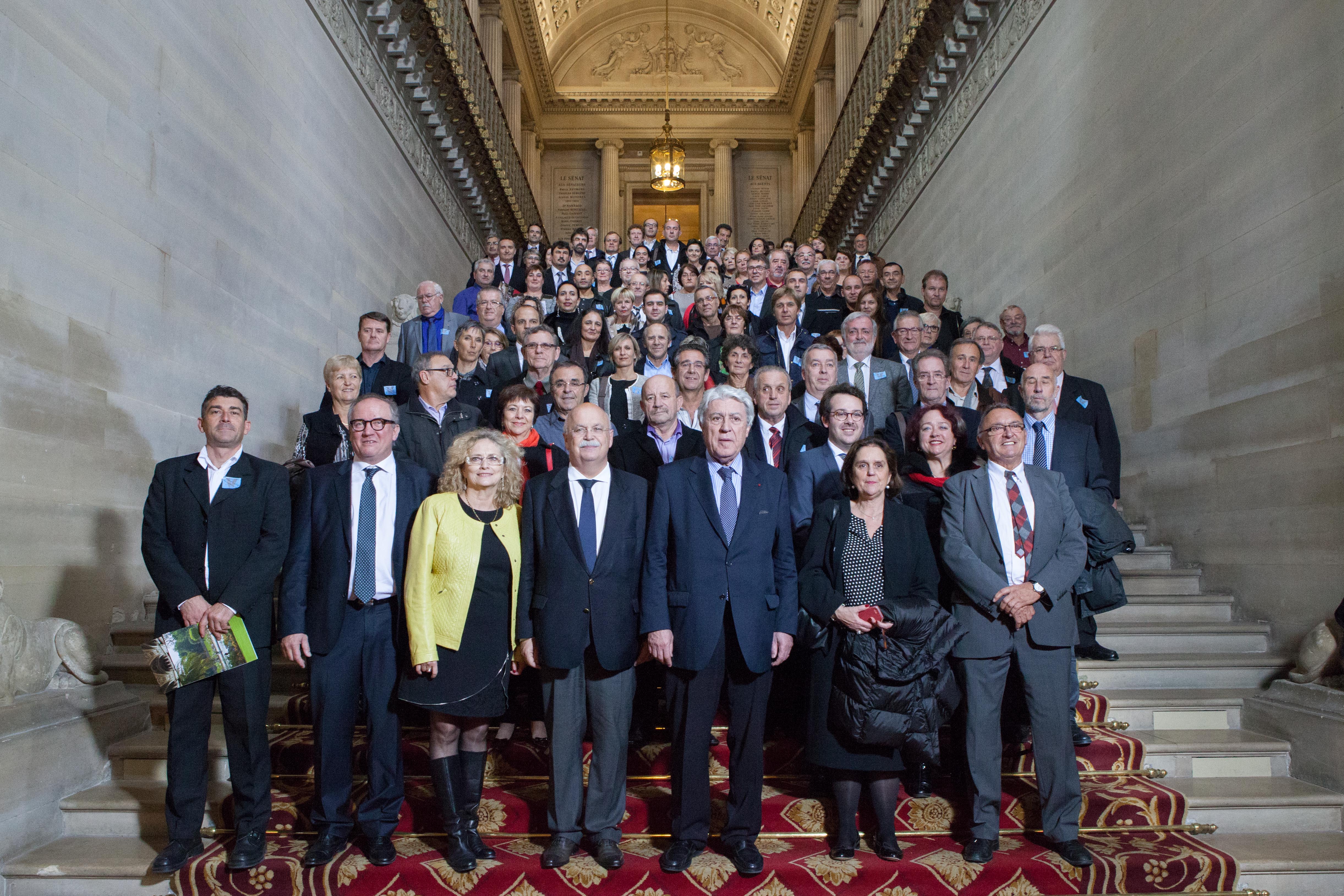 Visite des élus de Haute-Garonne au Sénat